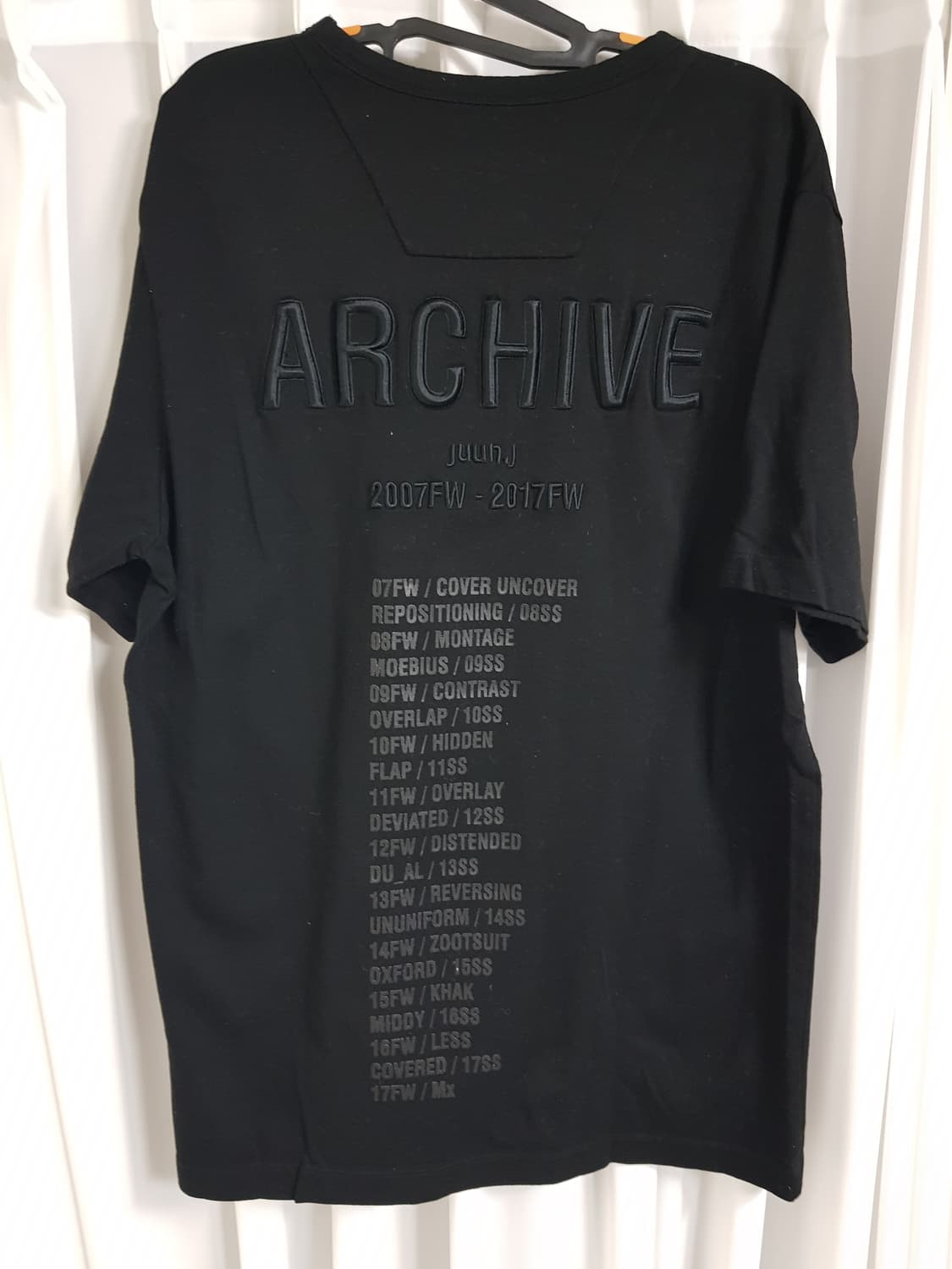 준지 아카이브 반팔티 상품이미지1