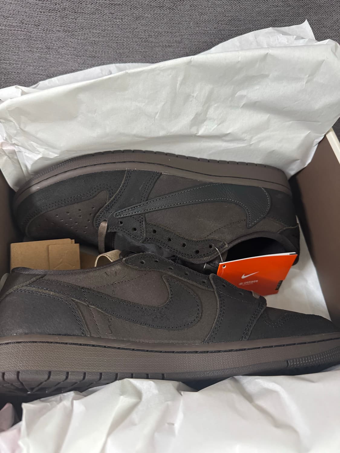 나이키 스캇 조던 벨벳 브라운 265사이즈  상품이미지2