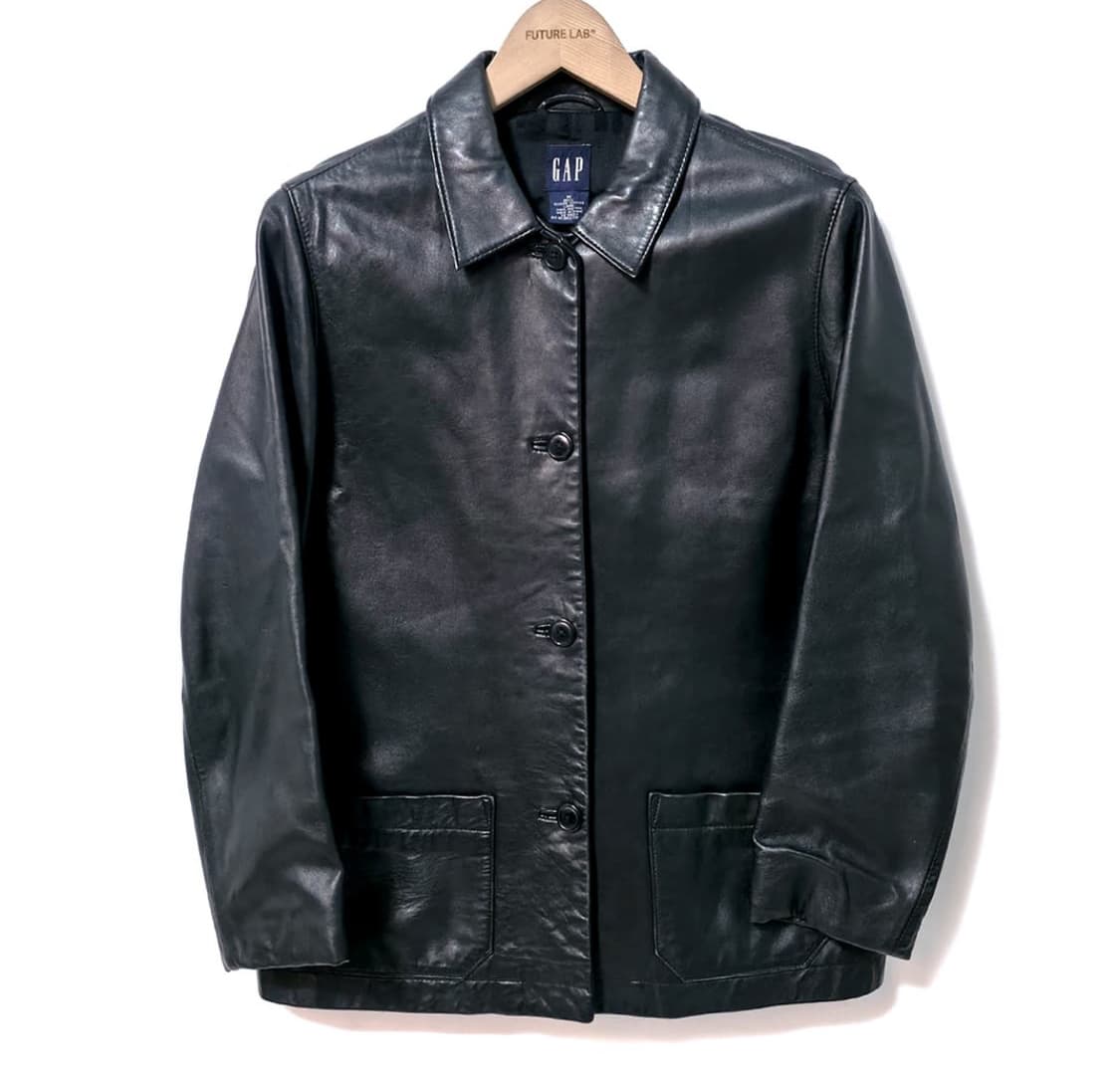 M]90s 올드 갭 레더 자켓 상품이미지1