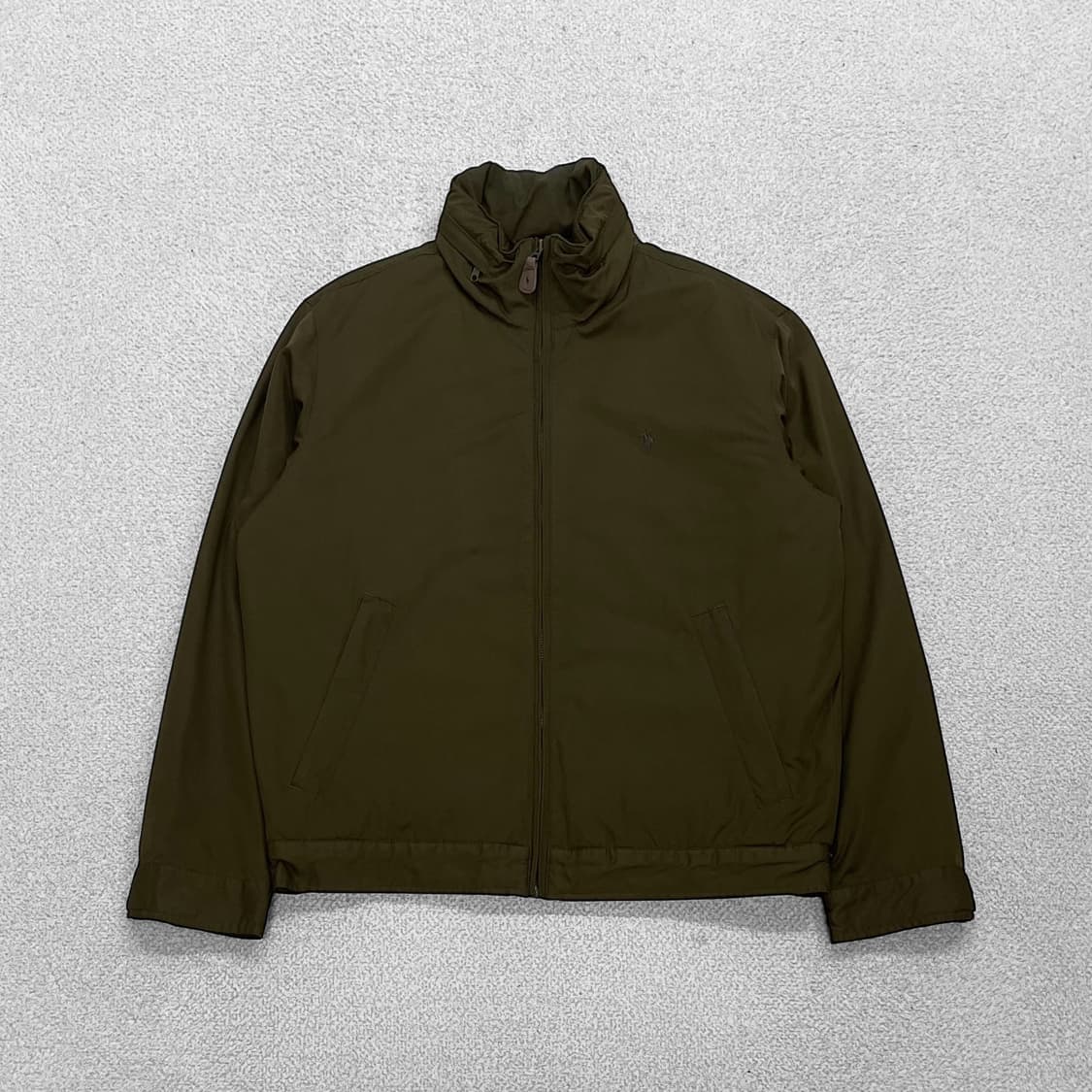 폴로 랄프로렌 포니 로고 폴리쉘 페리 점퍼 자켓 올리브그린  상품이미지1