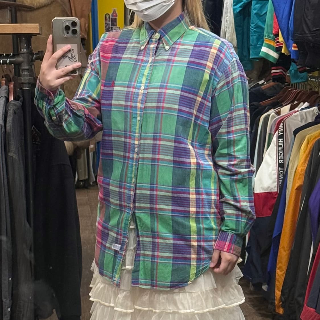 [HI] 폴로 랄프로렌 긴팔셔트 체크 레인보우 상품이미지4