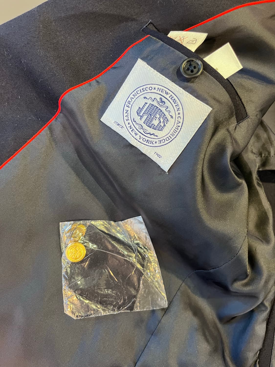 제이프레스 더블브레스티드 금장 트윌 자켓 상품이미지7