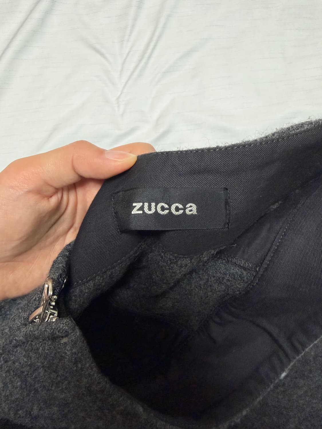 주카 그레이 스커트 상품이미지4