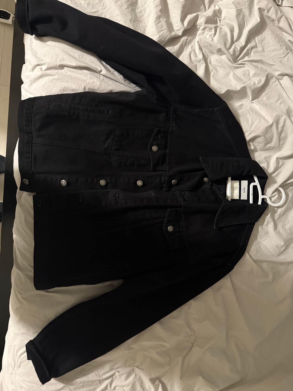 Lmood x prt 검정 데님 트러커 (콘밀원단) (48) 상품이미지1