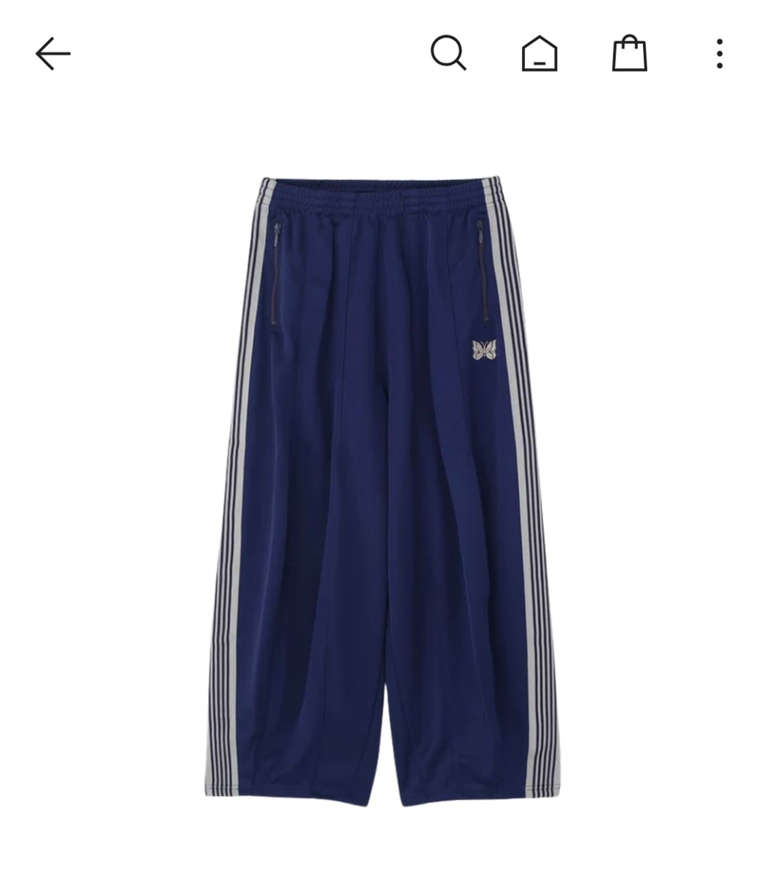 니들스 B'2nd HD 트랙팬츠 폴리 스무스 네이비 (xs) 상품이미지1