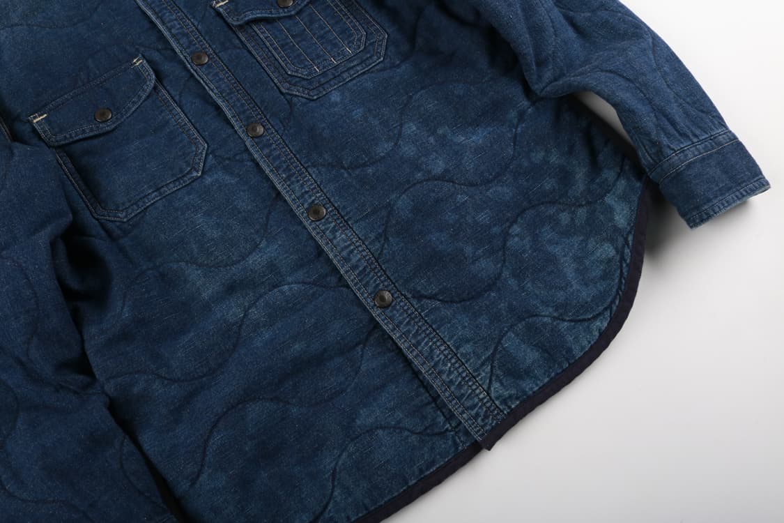 [S] 폴로 데님앤서플라이 퀼팅 데님셔츠 상품이미지2