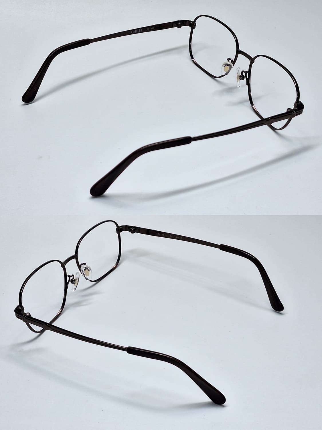 GALLET GA-947 웰링턴 메탈릭 브론즈 비즈니스 안경테/일본 수입 상품이미지9
