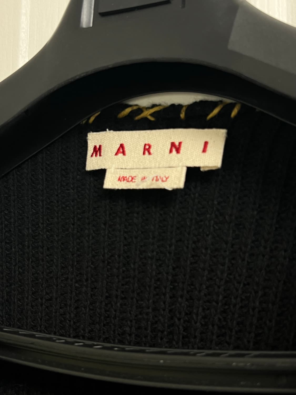 마르니 블랙 스티치 가디건 48사이즈 상품이미지4