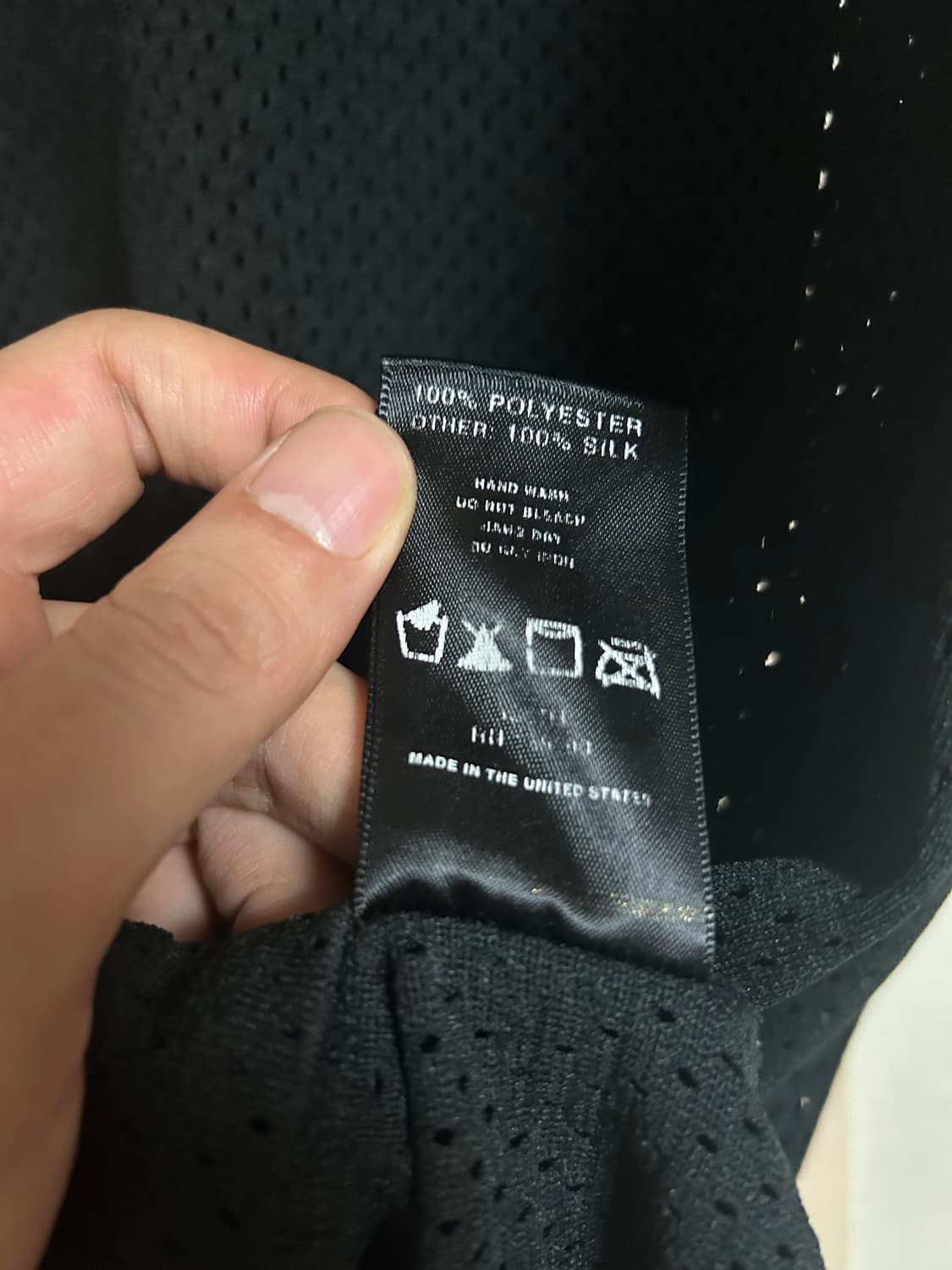 피어오브갓 5th 블랙  메쉬 민소매 티셔츠 상품이미지5