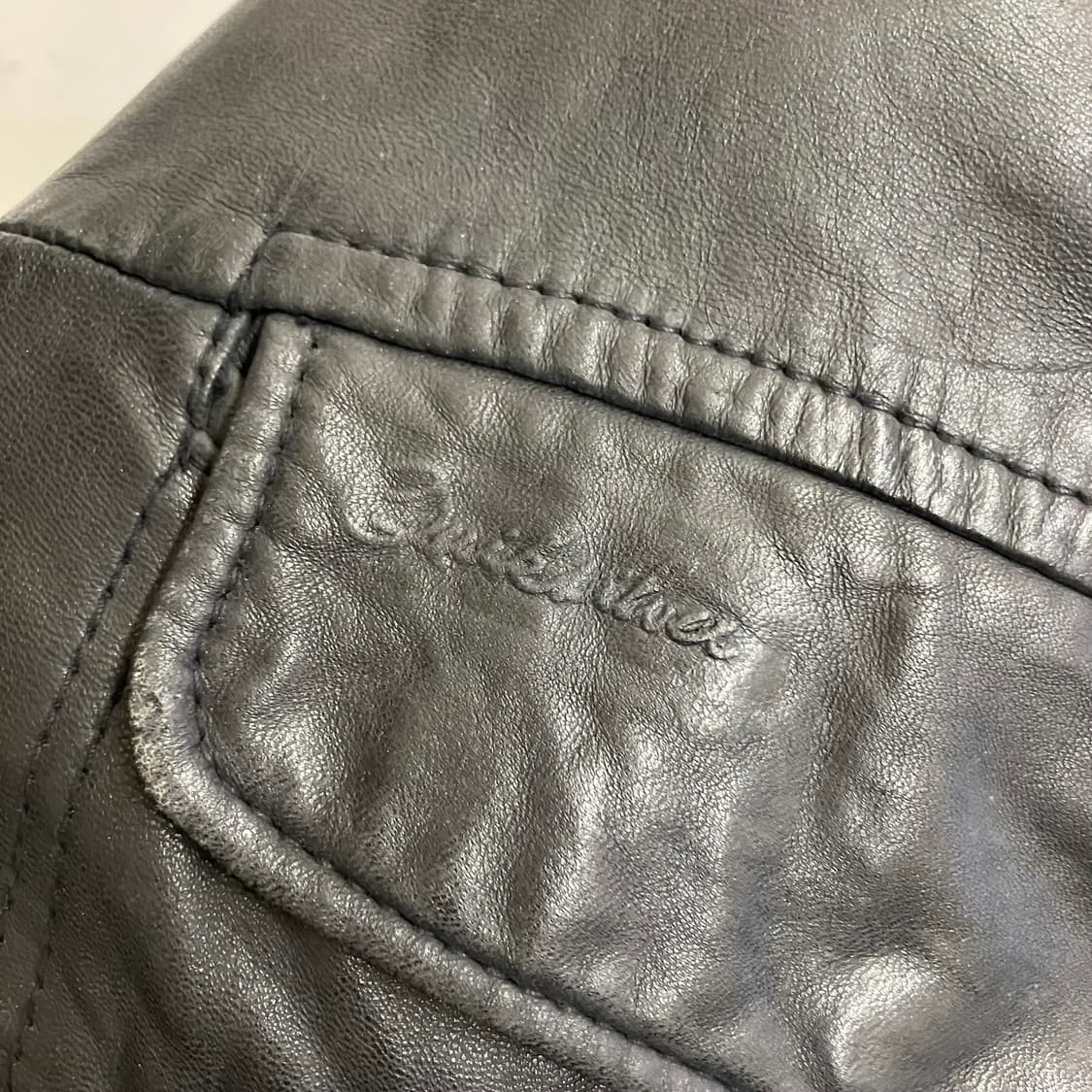 N189 퀵실버 가죽자켓 상품이미지7