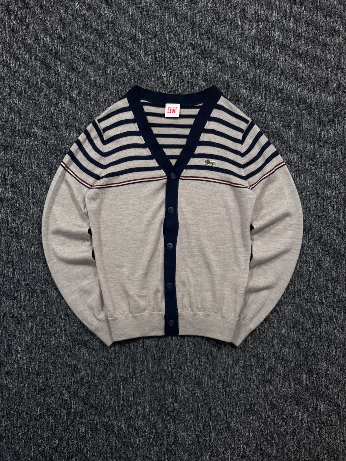 라코스테 그레이 가디건 상품이미지5