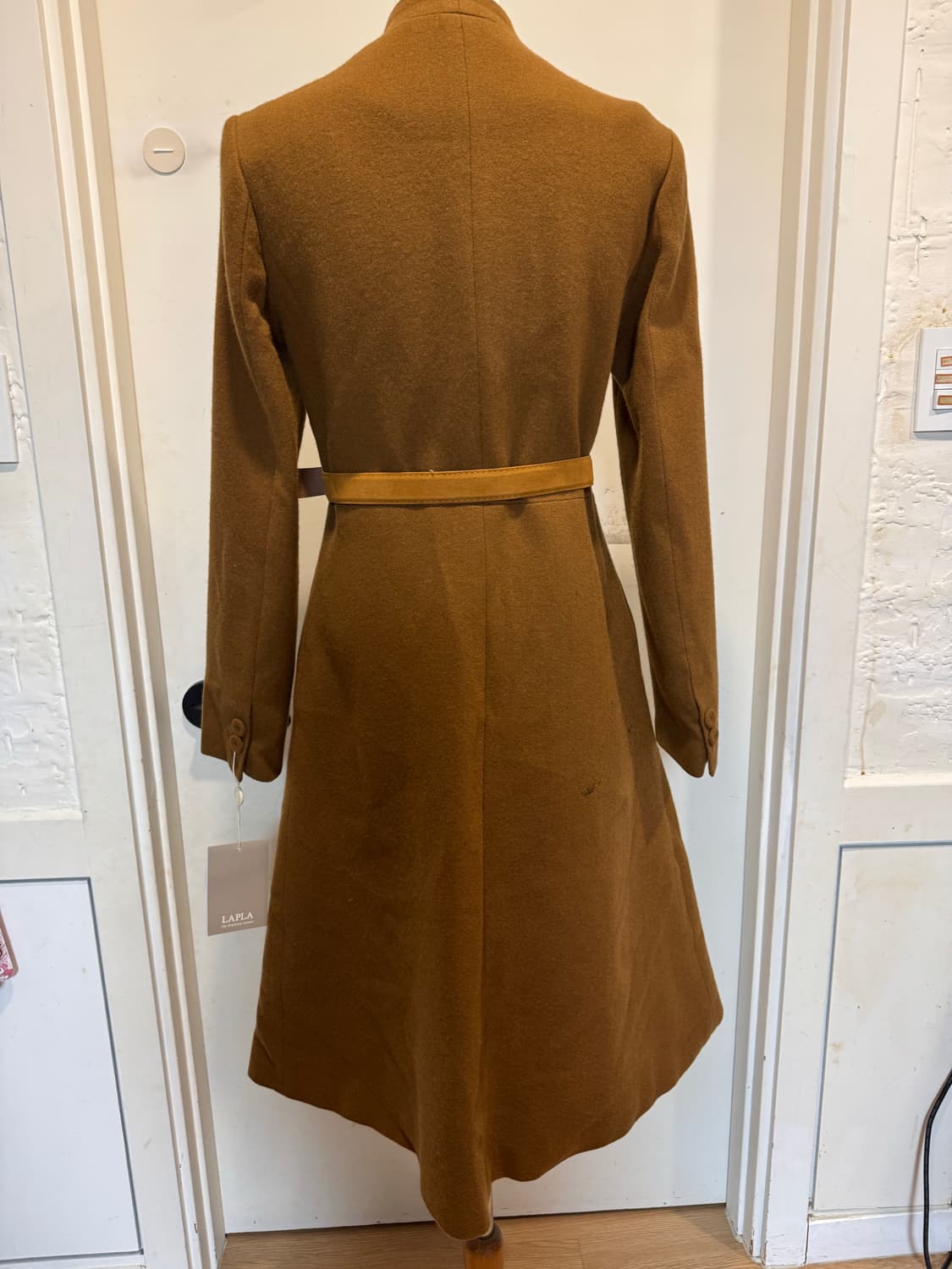 새상품 Lapla 라플라 머플러 코트 상품이미지10