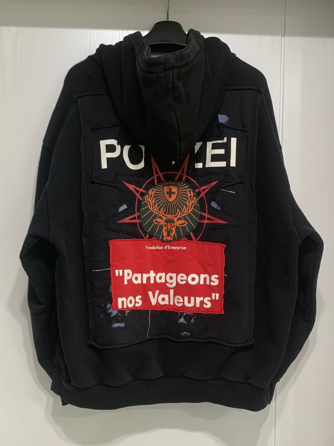 [XS]베트멍 러시아 패치 후드티셔츠 상품이미지2