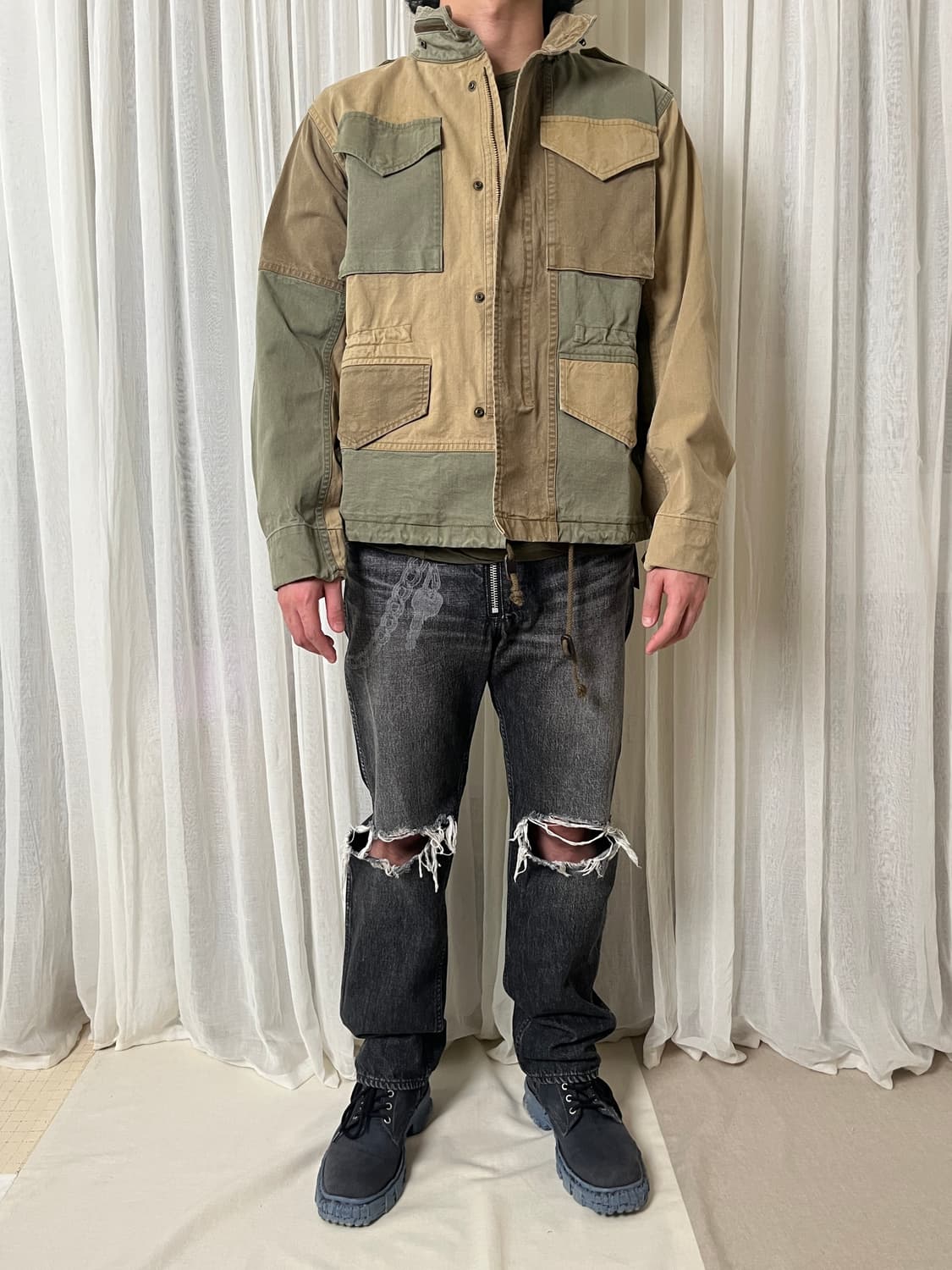 Kolor 컬러블록 m65 필드자켓  상품이미지7