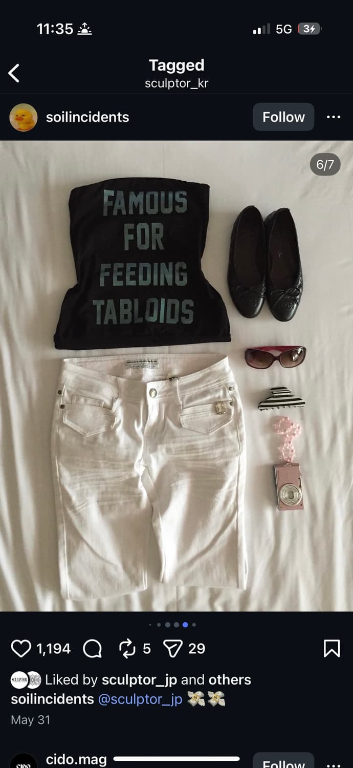 새상품스컬프터 tabloids tube top black 상품이미지1