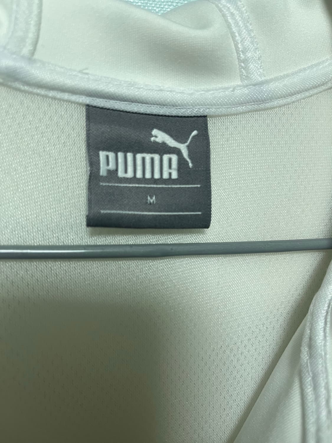 푸마 화이트 후드 집업 상품이미지7