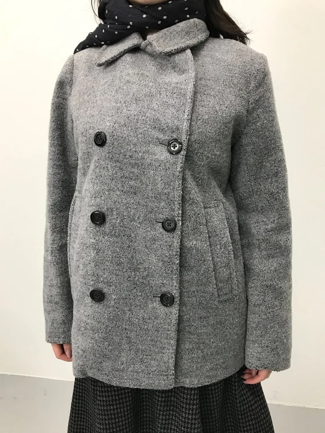 GU Wool Blend Double Coat 상품이미지2