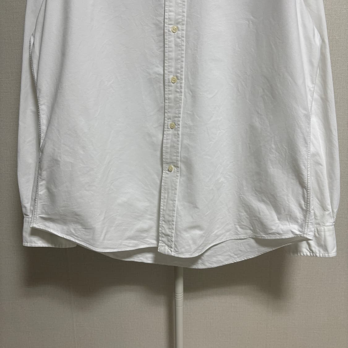 폴로 랄프로렌 커스텀핏 옥스포드 셔츠 / 화이트, L 상품이미지3