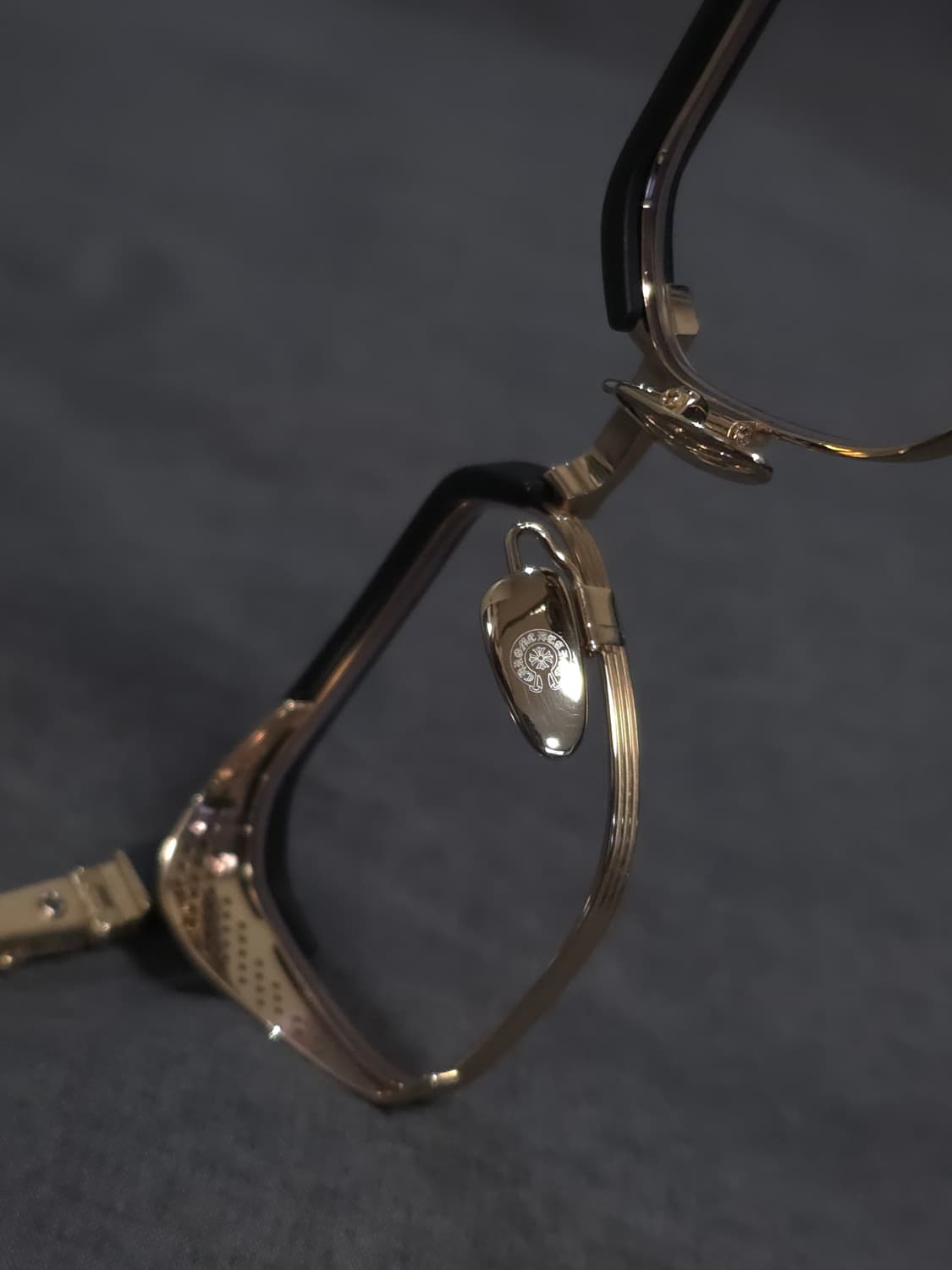 [OS] 크롬하츠 르그마 안경 매트블랙 골드 상품이미지9