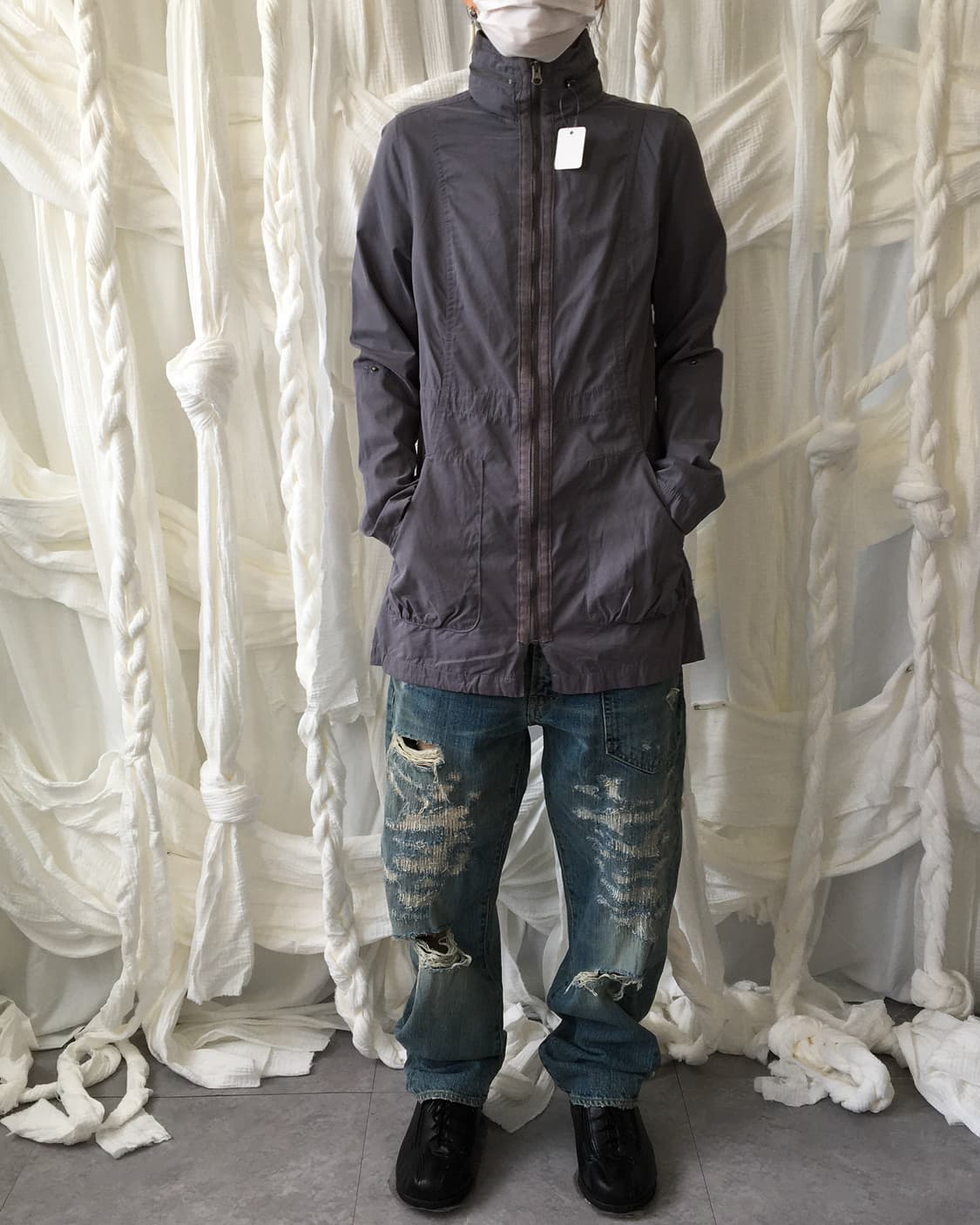 High neck cotton jacket 상품이미지5
