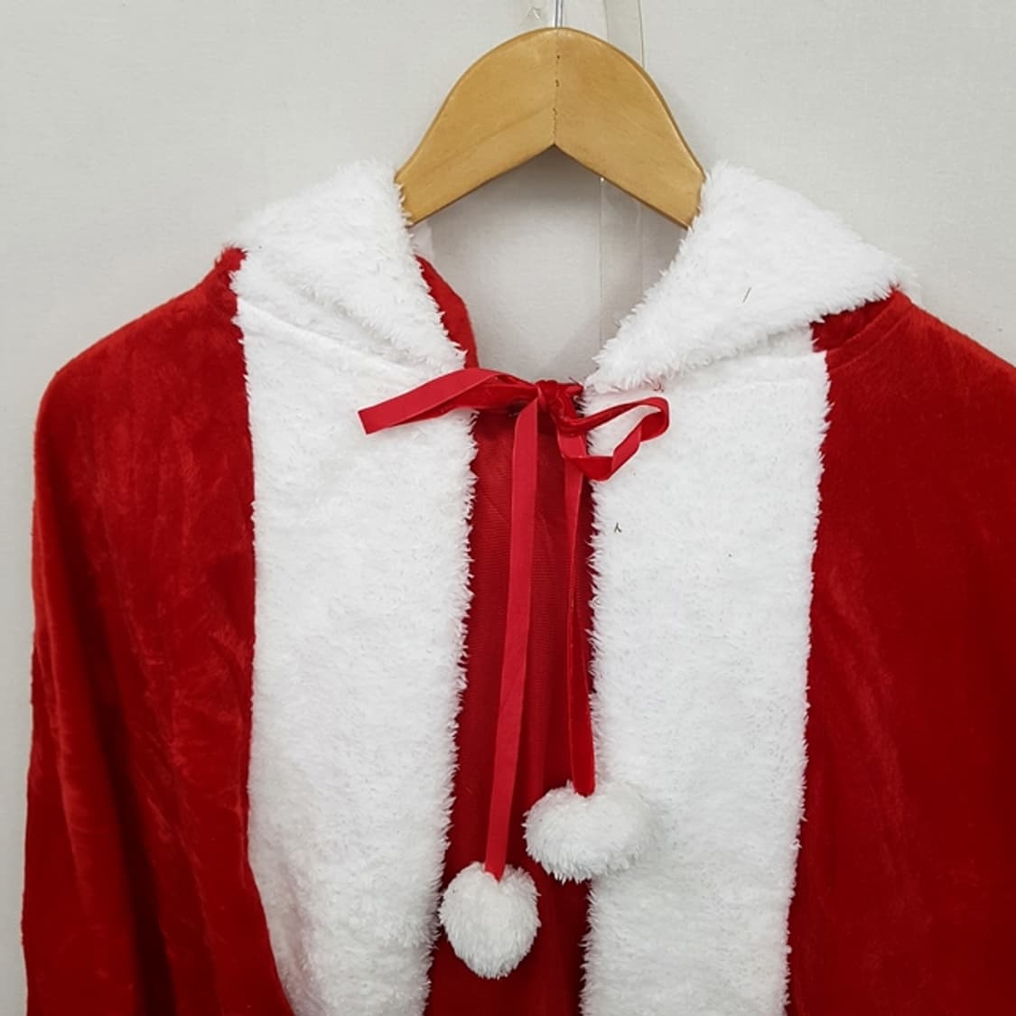 산타 후드 벨벳 망토 상품이미지3