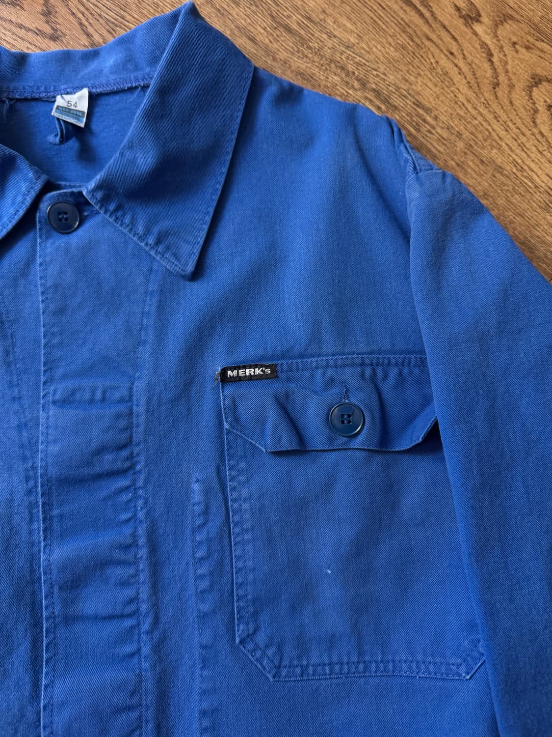 [L]MERK's 잉크블루 메카닉 프렌치 워크자켓 상품이미지3