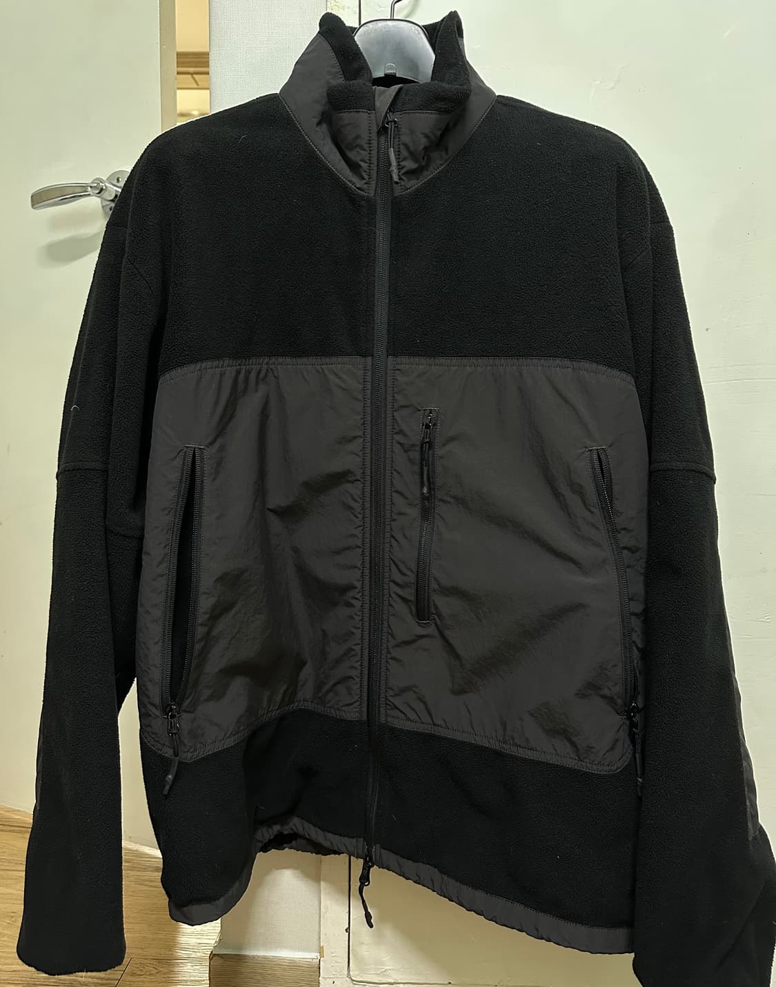 Moif 모이프 하이커 플리스 자켓 22aw 블랙 2사이즈 상품이미지2
