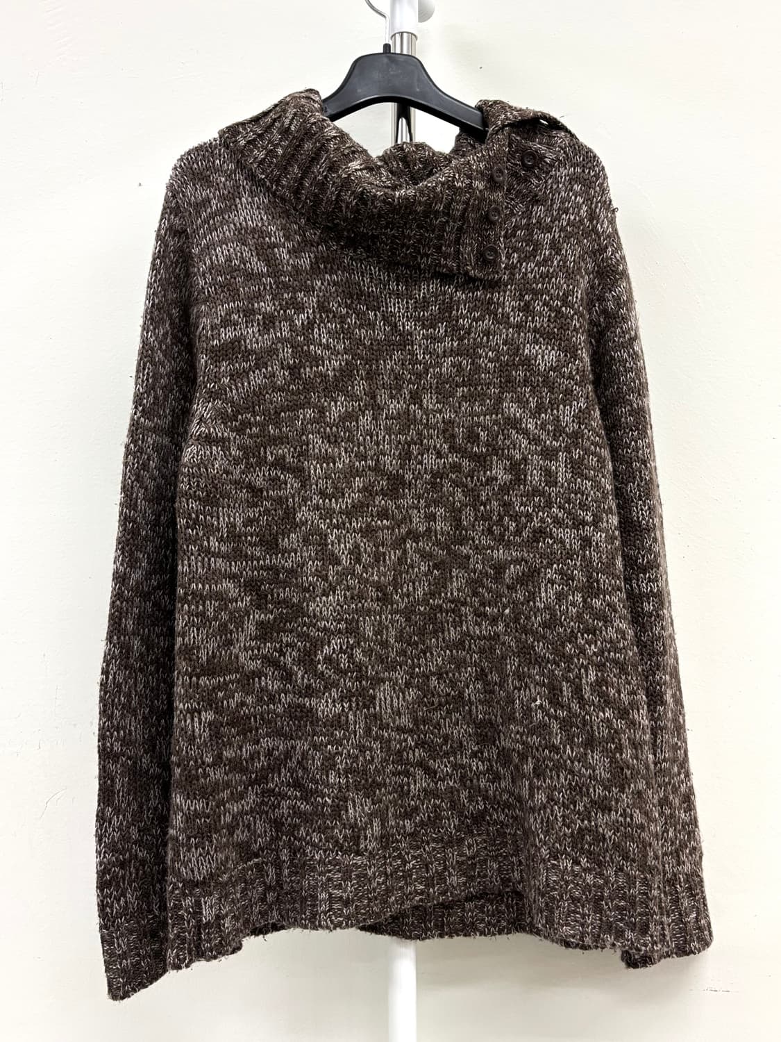 빈티지 브라운 터틀넥 니트 상품이미지5