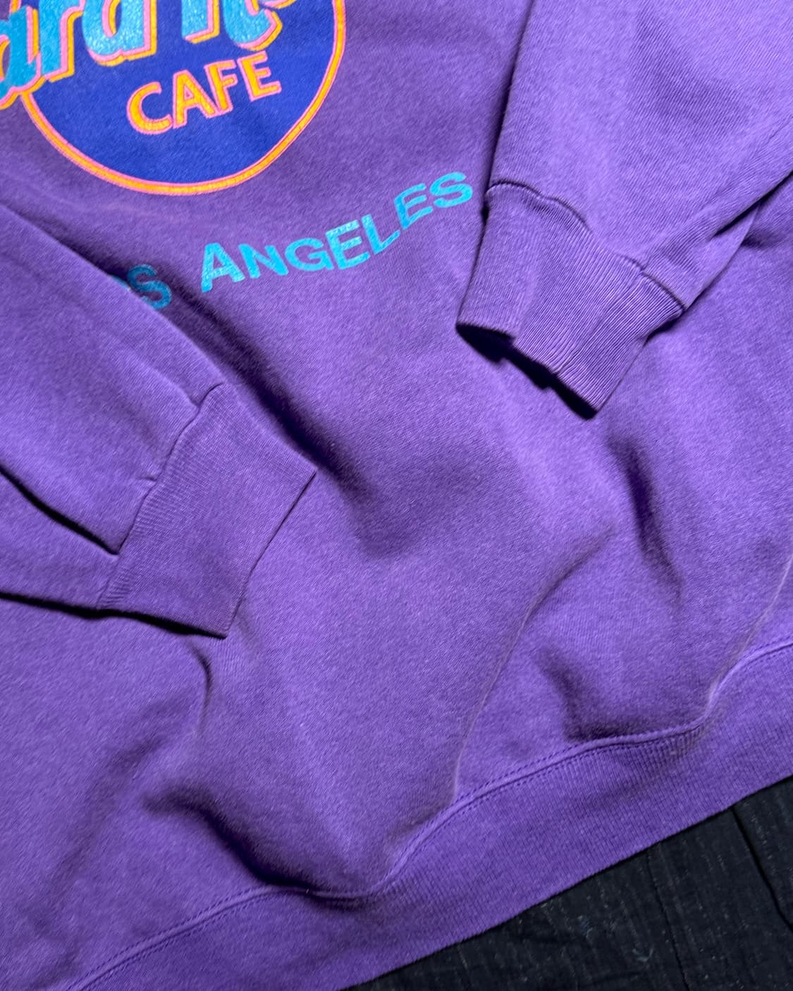 80-90‘s 헤인즈 하드락카페 로스 앤젤러스 스웻셔츠 L(42-44) 상품이미지3