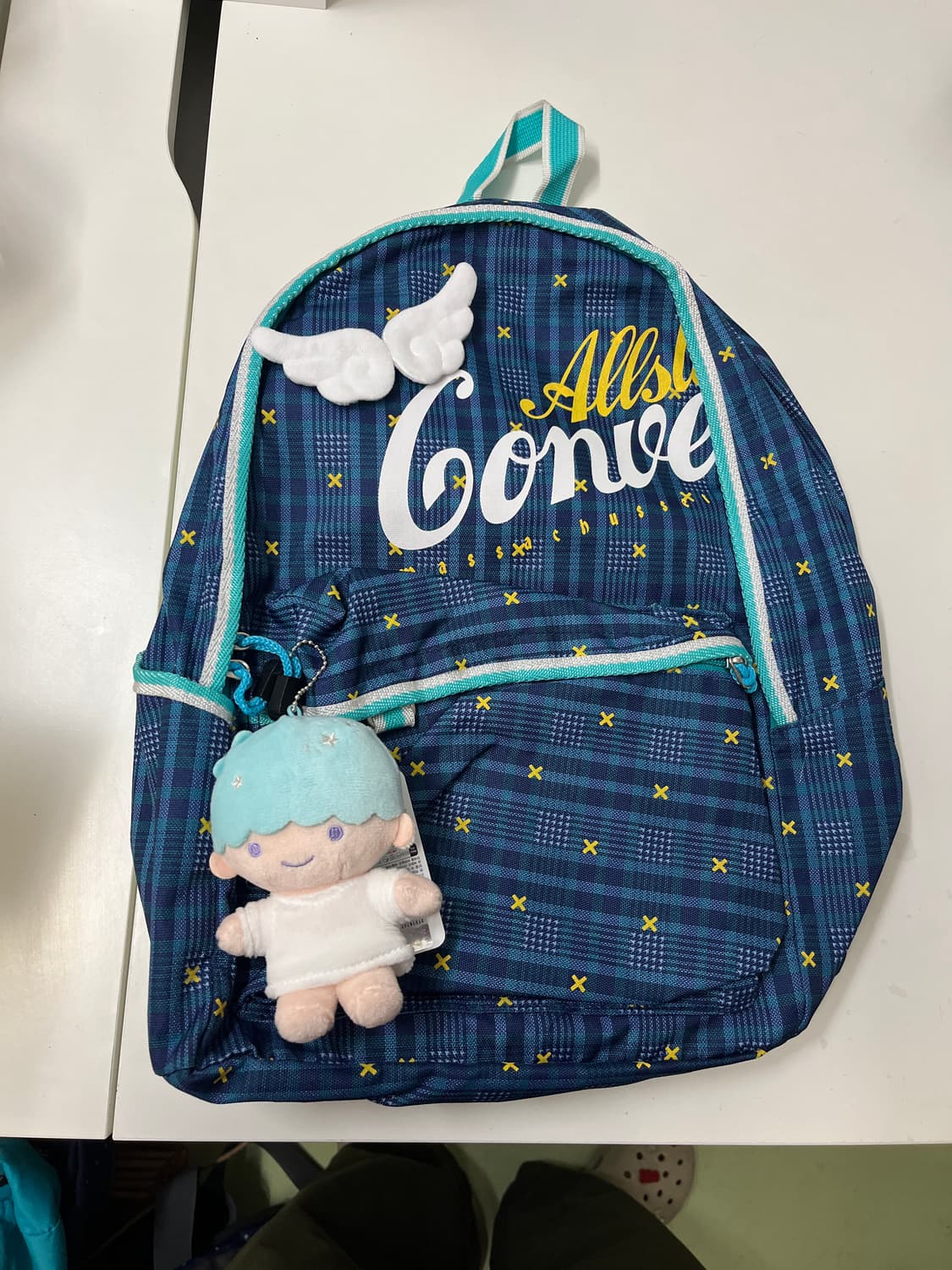 컨버스 레터링 체크 백팩 🌀 상품이미지5