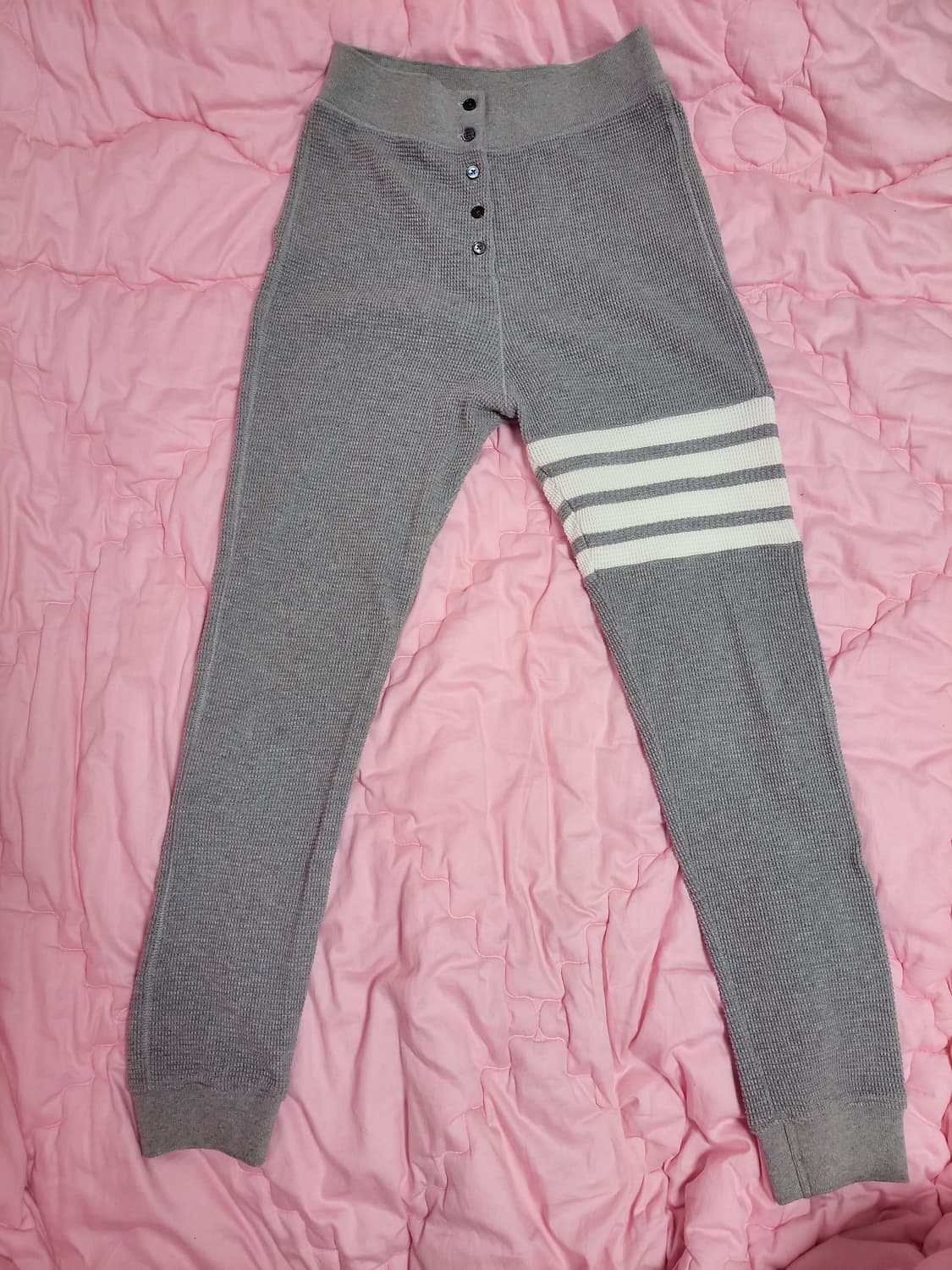 정품)급처상태좋음!톰브라운 와플 4-바 트레이닝 바지 조거팬츠 36사이즈 상품이미지2