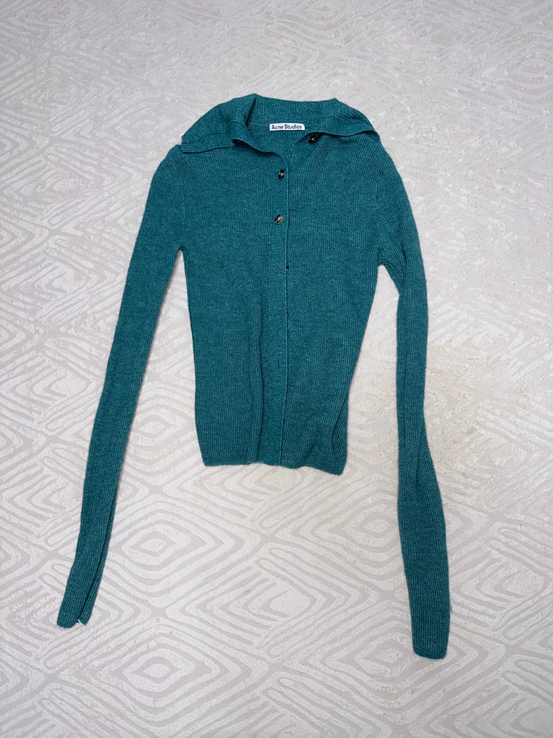 아크네 스튜디오 딥그린 니트 가디건 상품이미지1
