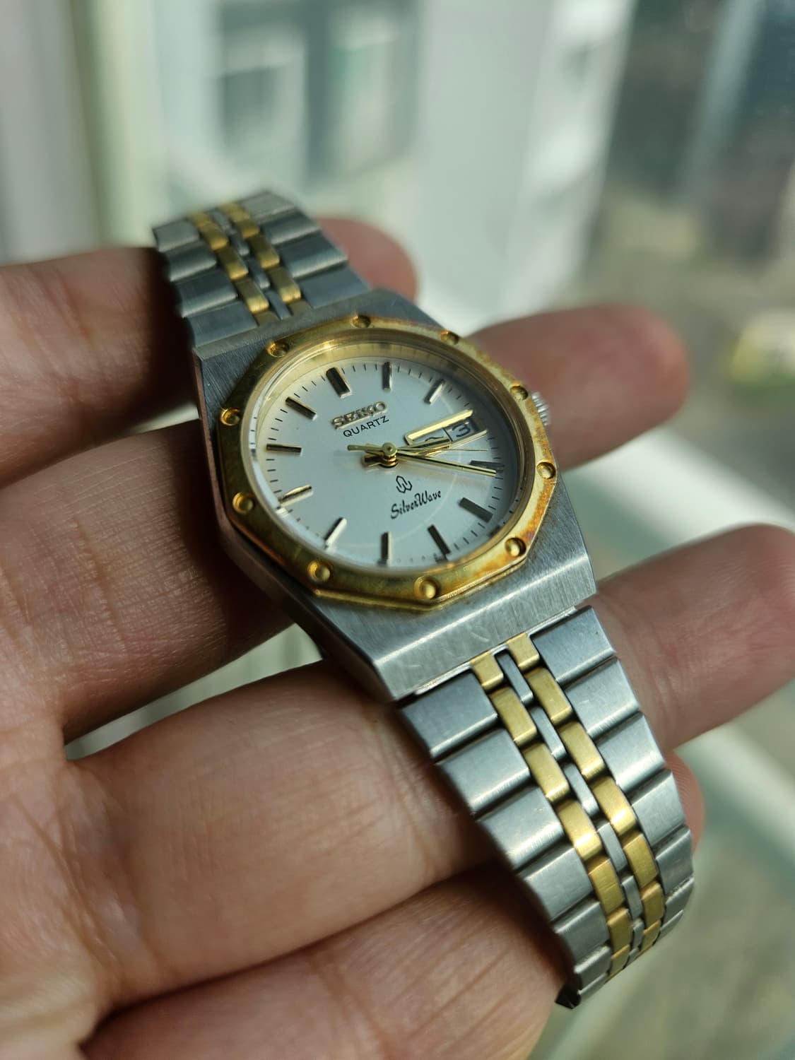 1983s 세이코 실버웨이브 로얄오크 초희귀 빈티지 시계 상품이미지2