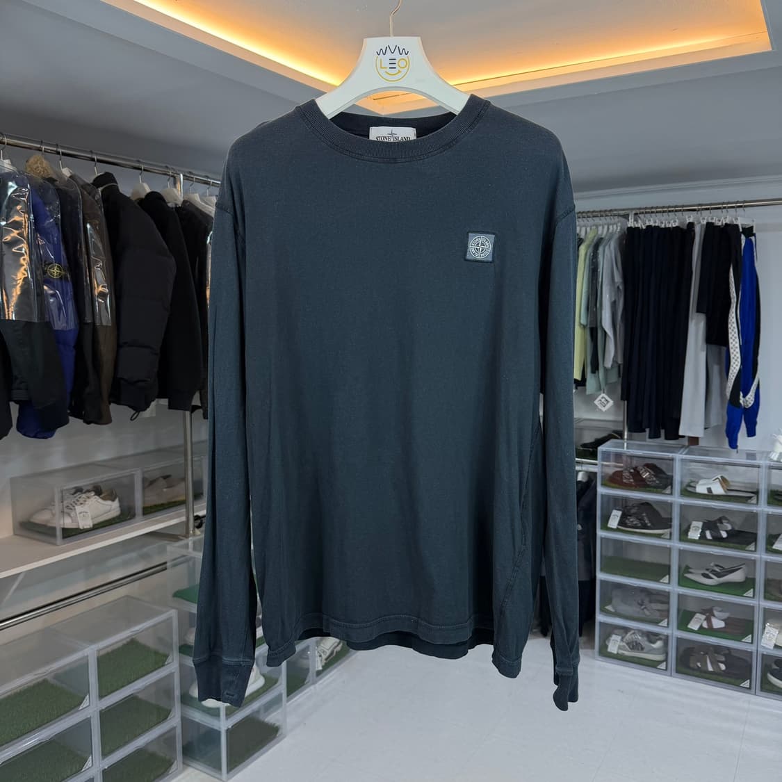 [리오브] 스톤아일랜드 로고 패치 롱슬리브 상품이미지1