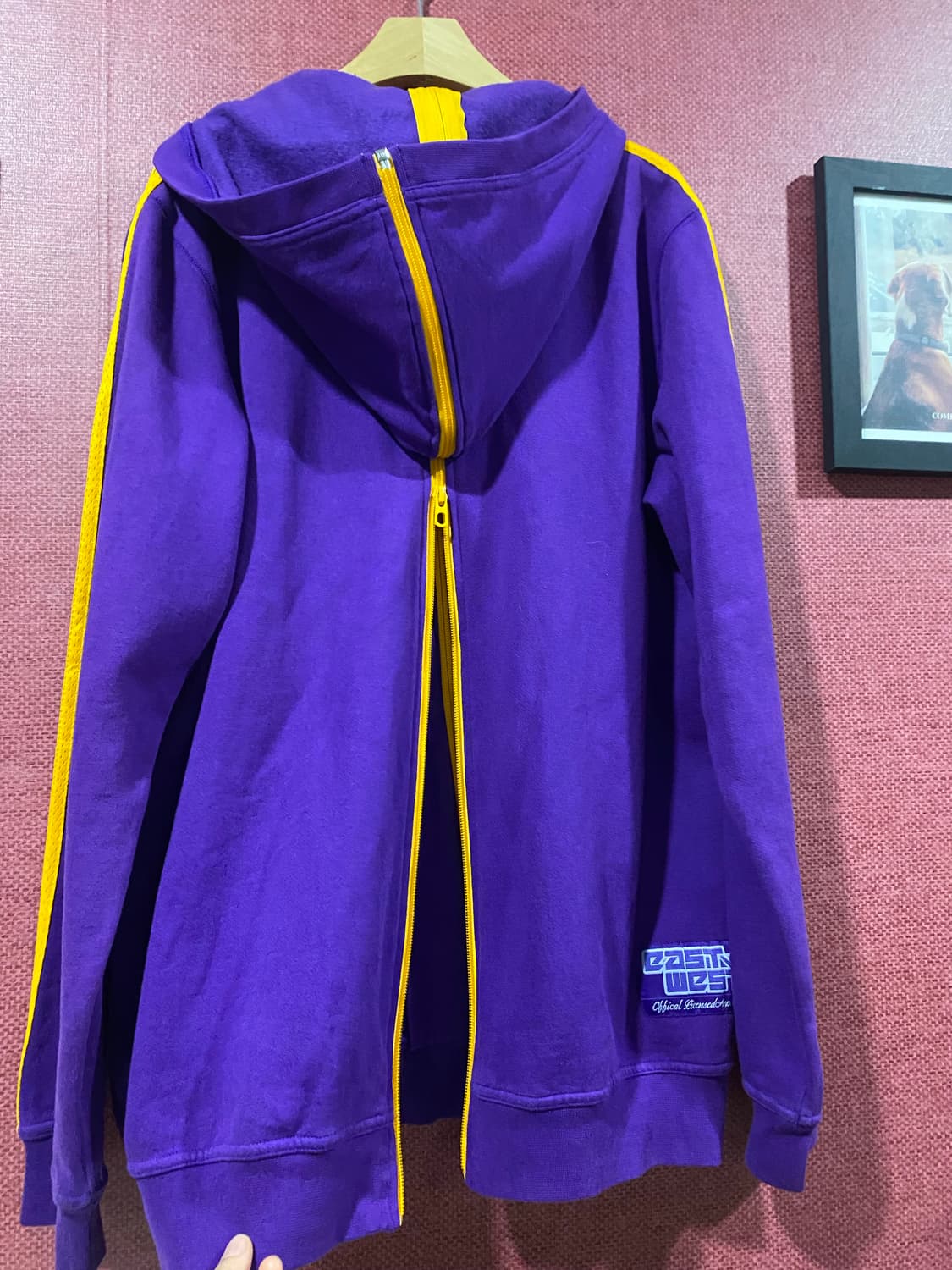 아디다스 NBA 후드 트랙탑 퍼플 상품이미지8