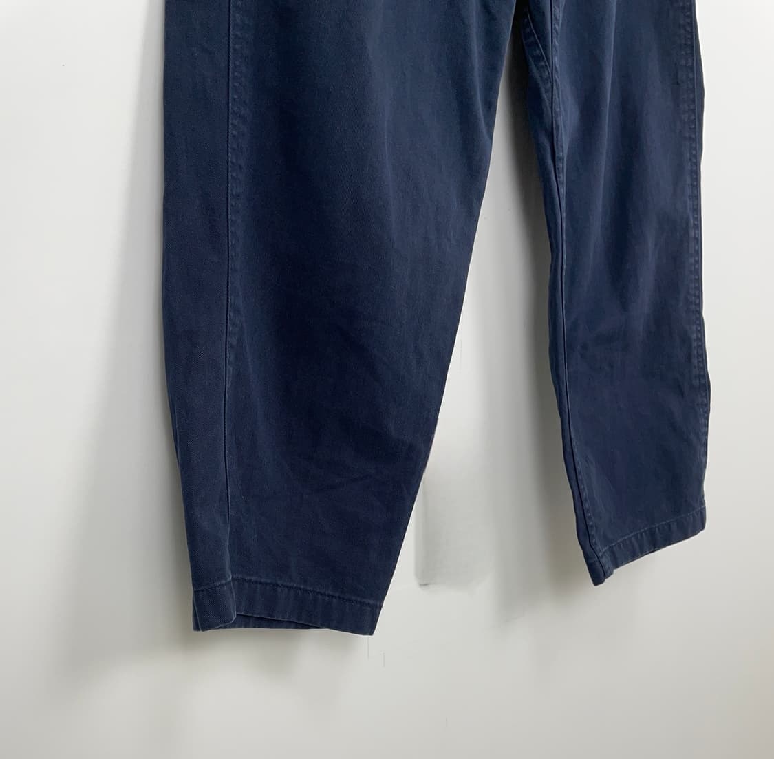 Gramicci 더블 네이비 와이드 테이퍼드핏 코튼 팬츠 상품이미지4