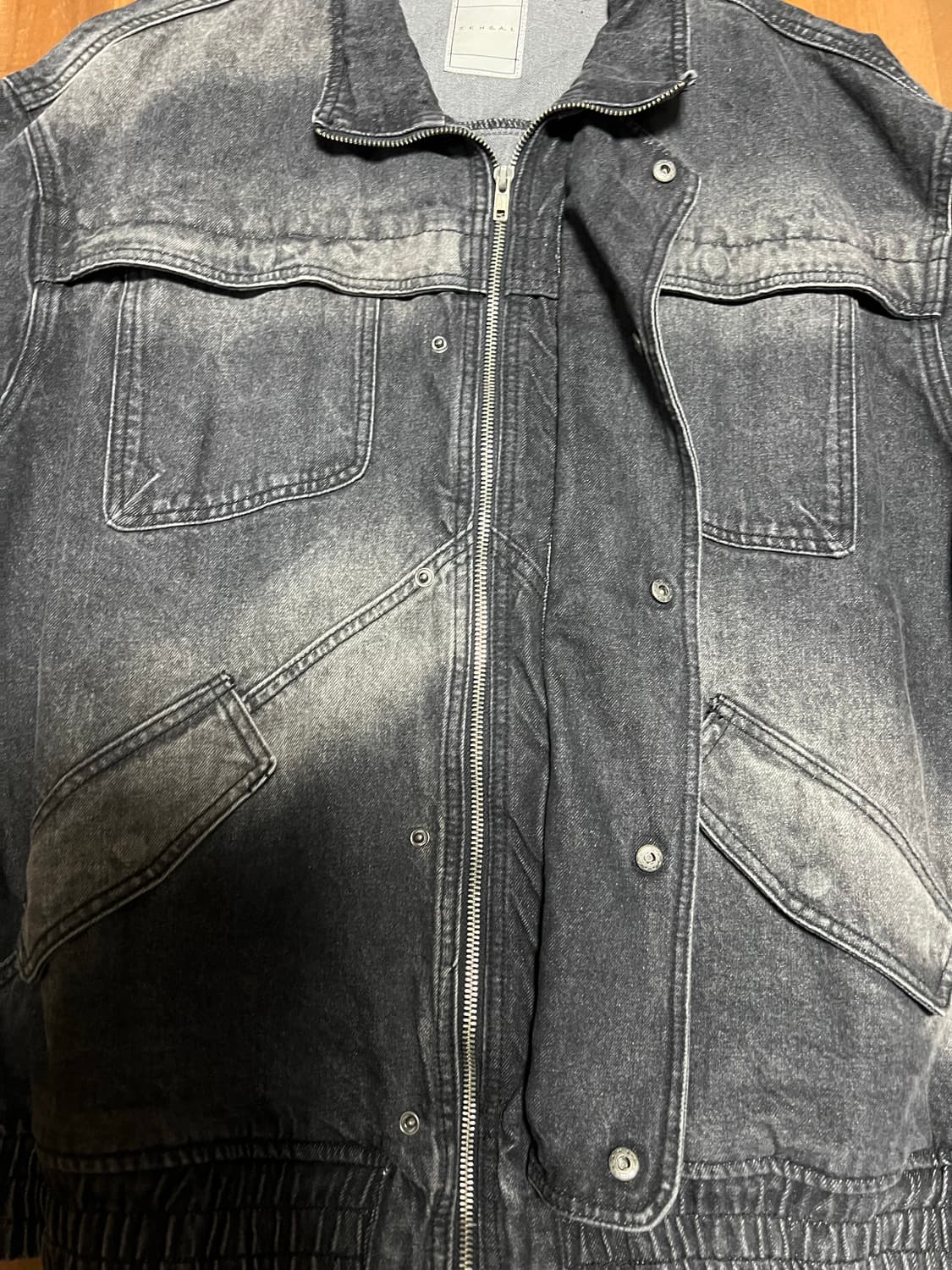 젠사이 오버핏 데님 자켓 XL 상품이미지2