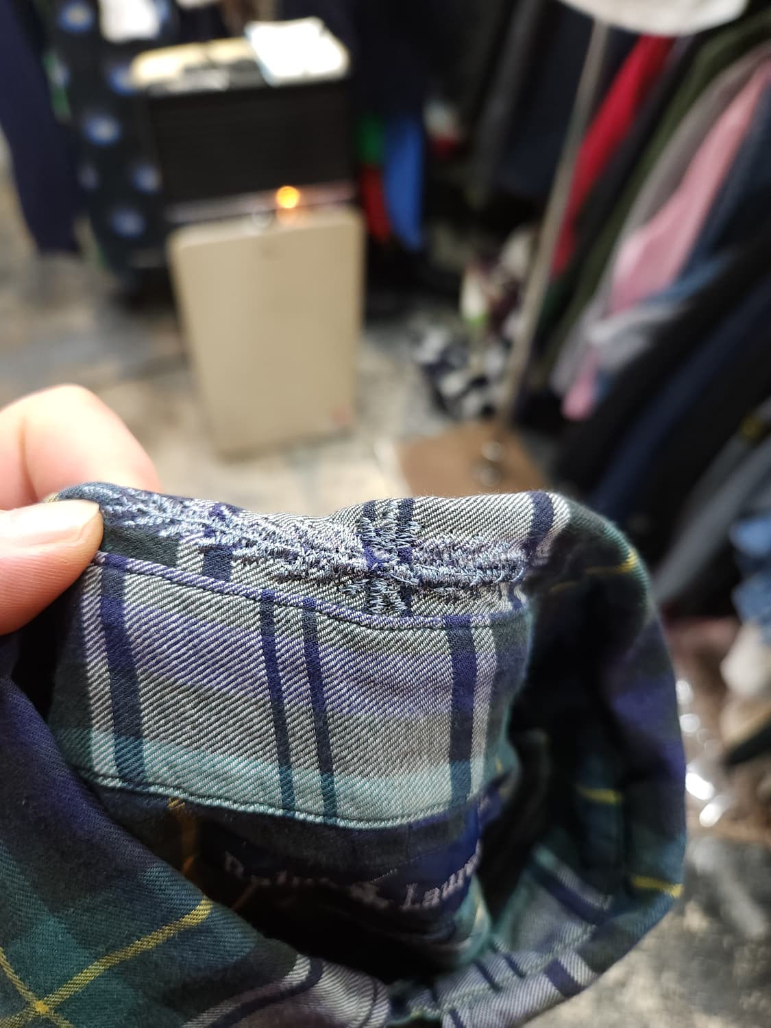 폴로 랄프로렌 90s 베어 자수 타탄체크 셔츠

 상품이미지6