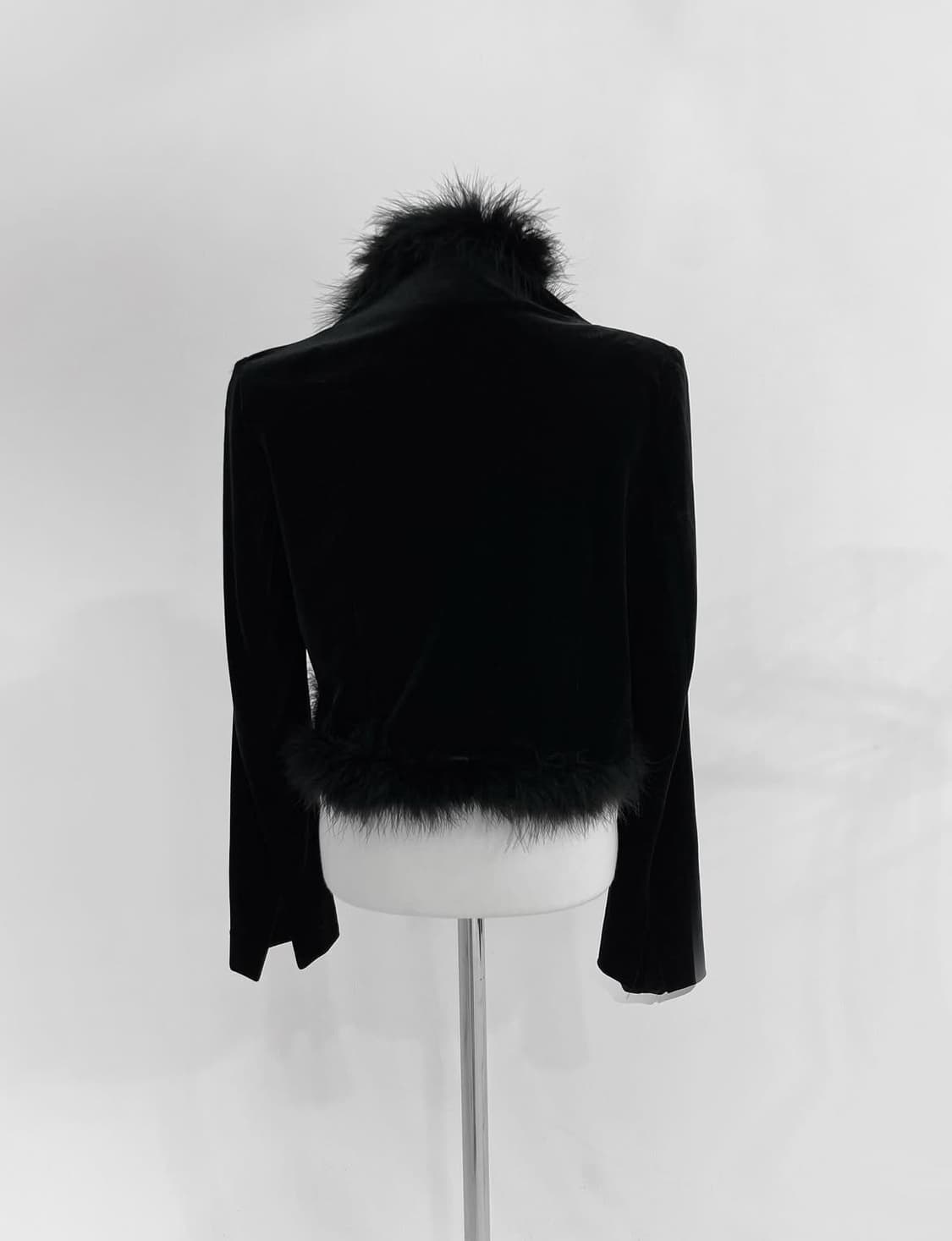 벨벳 퍼 볼레로 가디건 상품이미지3