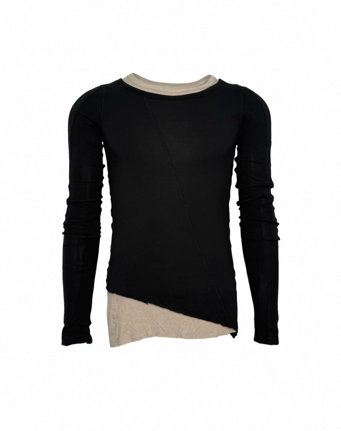 Asymmetric Layered long Sleeve top 상품이미지1