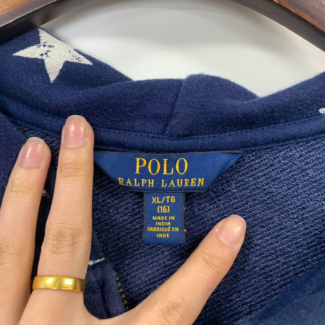 폴로 랄프로렌 신형 스타 도트 후드집업 상품이미지5