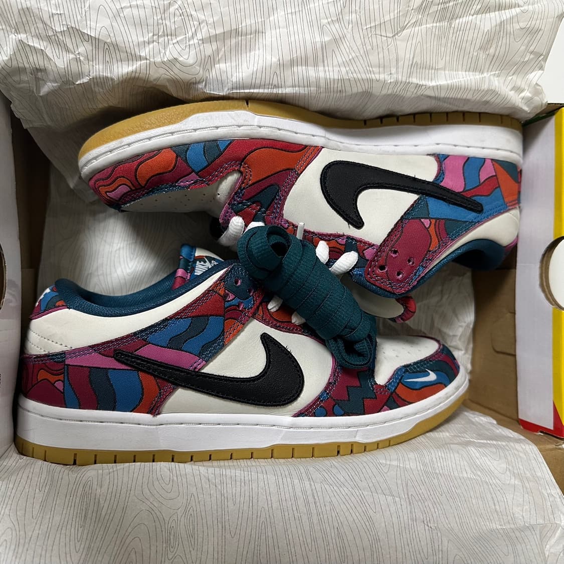 나이키 x 파라 SB 덩크 로우 프로 앱스트랙트 아트  상품이미지4