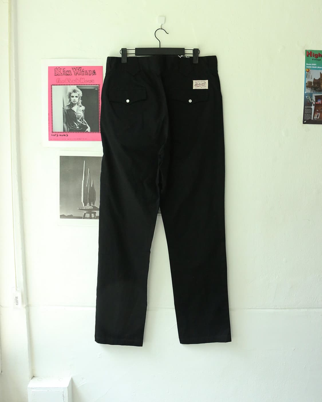 락마운트 랜치웨어 블랙 스트레이트 코튼 팬츠 상품이미지5