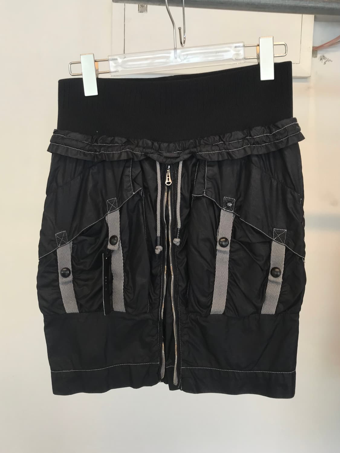 Diesel High-Waist Nylon Utility Skirt 상품이미지2