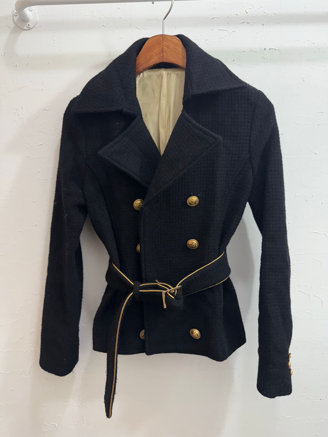 갸루 금장 버튼 코트 코디 🍩 상품이미지4