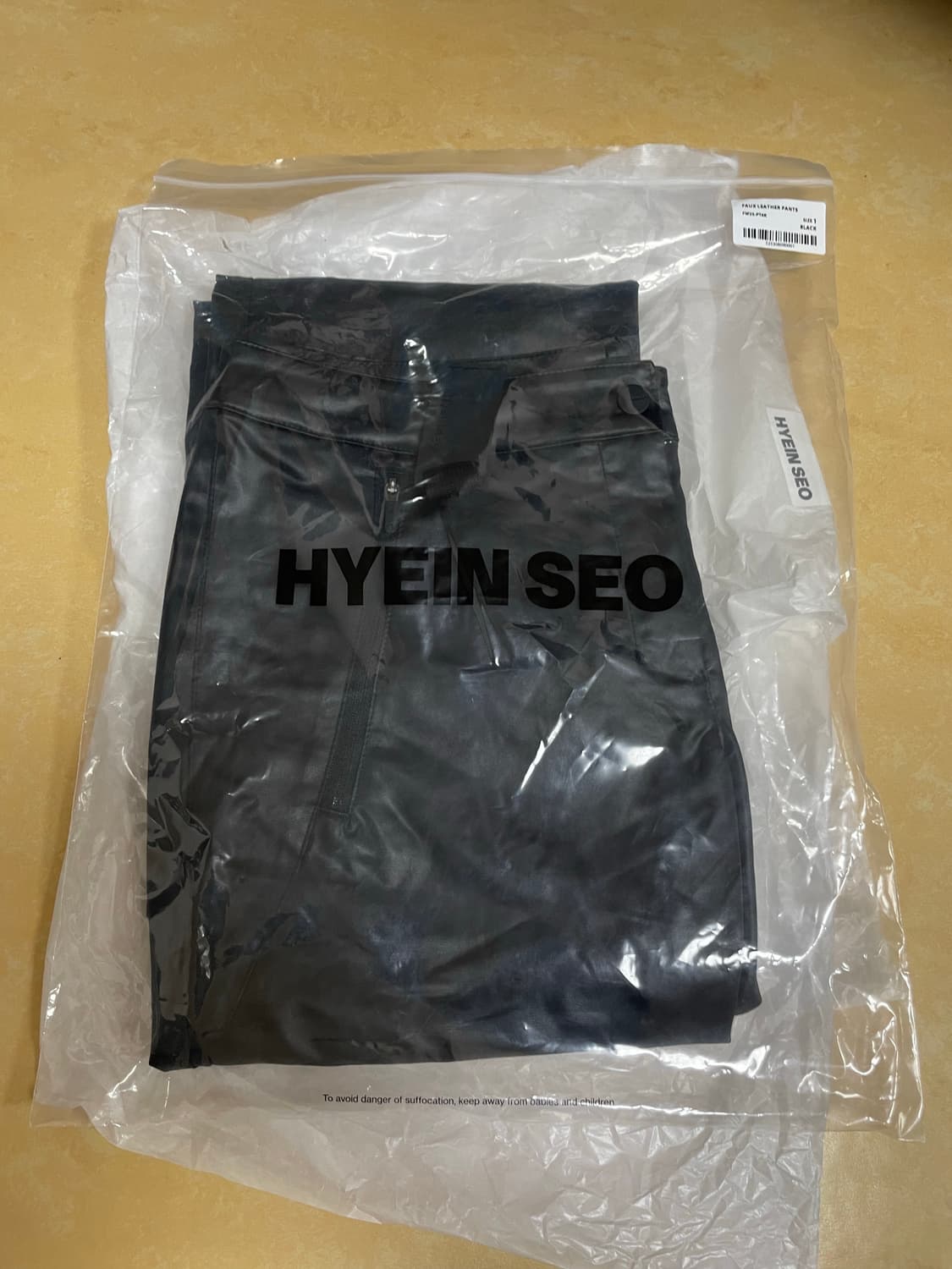 [혜인서 Hyein seo] Faux Leather Pants 상품이미지6