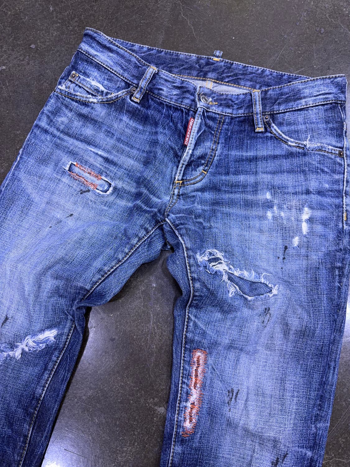 디스퀘어드2 빈티지 데미지 디스트로이드진 데님팬츠 46 상품이미지3