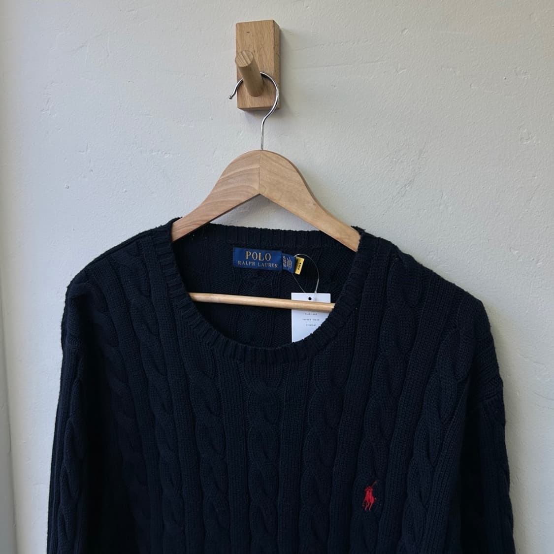 16082 - 폴로 랄프로렌 네이비 케이블 니트 상품이미지1