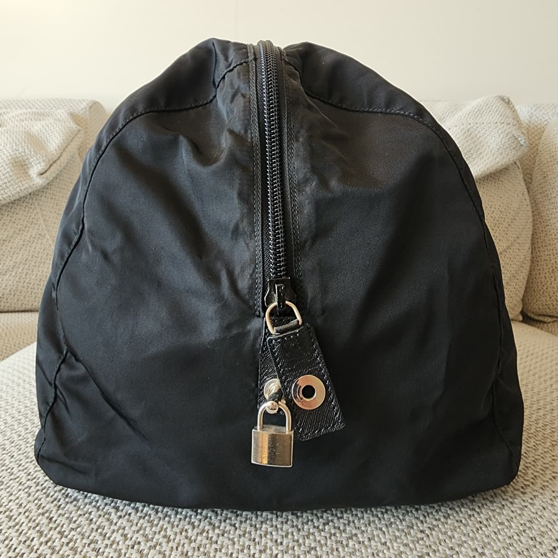 상태최상 프라다 테스토 나일론 사피아노 보스턴백 여행가방 토트형 상품이미지6