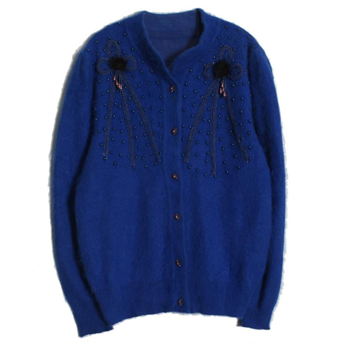 Blue mohair cardigan 상품이미지1
